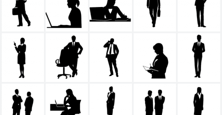 10 free business silhouette vectors for your next designs