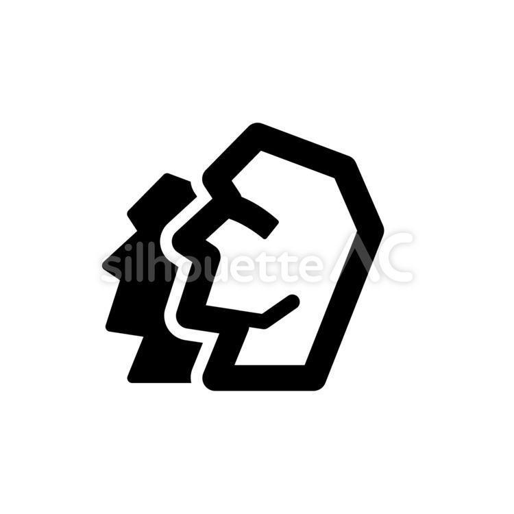 Moai statue, icon, an illustration, silhouette, JPEG, SVG, PNG and EPS