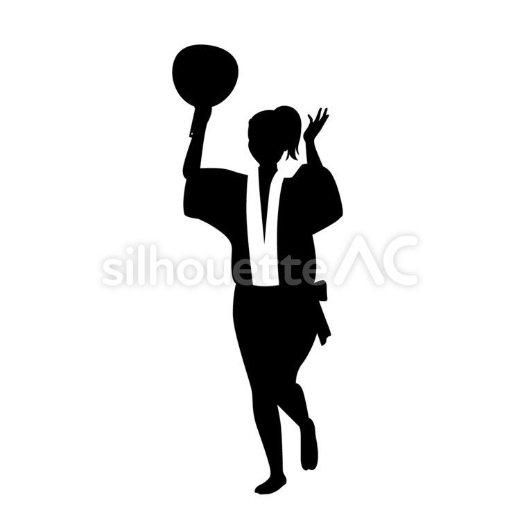 dance, a fan, an illustration, silhouette, JPEG, SVG, PNG and EPS
